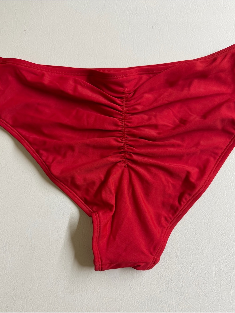 Cupshe Red Ruffle Halter Tankini Set - Picture 3 of 7
